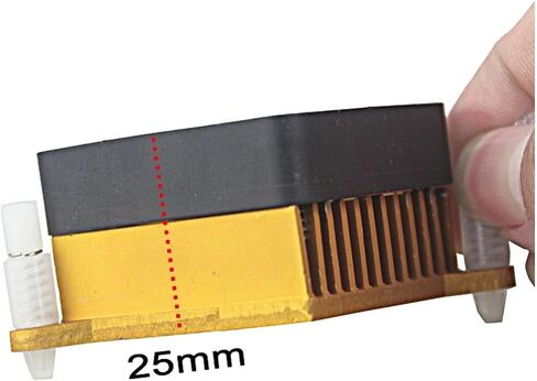 5pcs Aluminum Cooling Radiator for Computer 12v Fan 37x37x25MM in Saudi Arabia