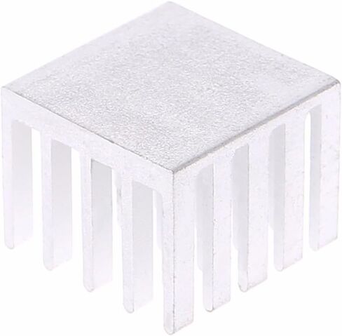 5pcs 20 * 20 * 16mm Aluminum Radiator Block Cooler Computer Motherboard Chip Cooling Silver C26 in Kuwait