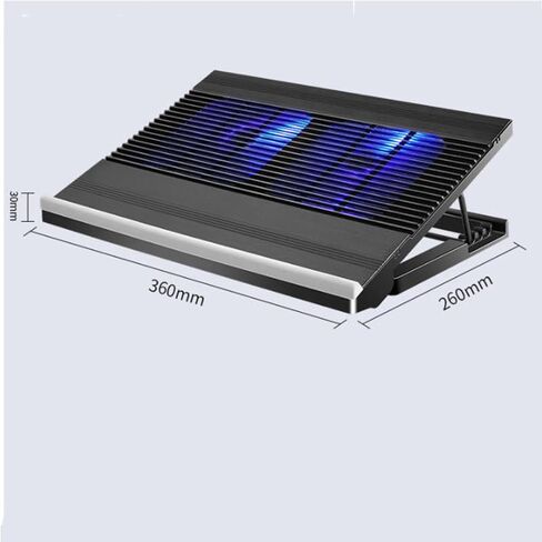Aluminum Alloy Multi Step Adjustable Silent Laptop Cooling System in Saudi Arabia