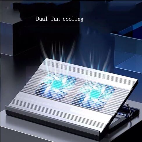 Aluminum Alloy Multi Step Adjustable Silent Laptop Cooling System in Saudi Arabia