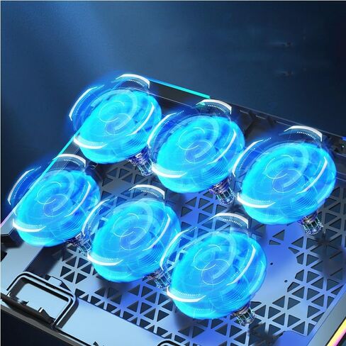 E-Sports Colorful Atmosphere Lighting Fan Notebook Cooler in Saudi Arabia