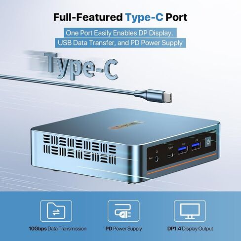 PELADN Mini PC, N95(up to 3.4GHz),16GB DDR4/512GB SSD Mini Desktop Computer in Saudi Arabia