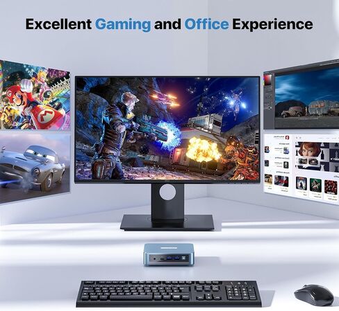 PELADN Mini PC, N95(up to 3.4GHz),16GB DDR4/512GB SSD Mini Desktop Computer in Saudi Arabia