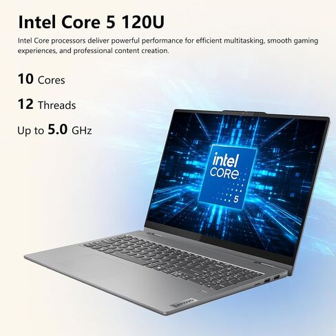 Delca Customized Laptop Made with Lenovo IdeaPad Flex 5i 2-in-1 Laptop | 16" WUXGA IPS Touchscreen | Intel 10-core Core 5 120U | 16GB DDR5 512GB/1TB/2TB/4TB SSD | Backlit Fingerprint Win 11 in Kuwait