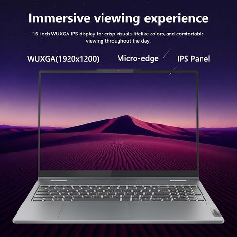 Delca Customized Laptop Made with Lenovo IdeaPad Flex 5i 2-in-1 Laptop | 16" WUXGA IPS Touchscreen | Intel 10-core Core 5 120U | 16GB DDR5 512GB/1TB/2TB/4TB SSD | Backlit Fingerprint Win 11 in Kuwait