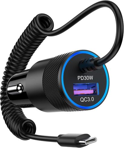 USB C Android Car Charger Fast Charging Compatible with Motorola Razr Ultra in Saudi Arabia