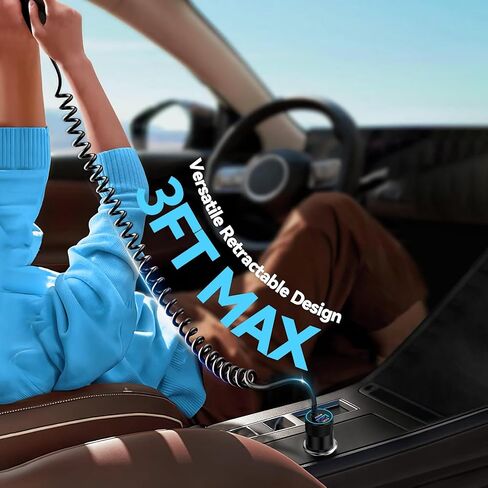 USB C Android Car Charger Fast Charging Compatible with Motorola Razr Ultra in Saudi Arabia