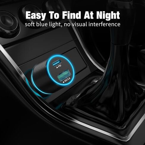 5 Pack 38W USB C Car Charger, Cigarette Lighter Adapter for iPhone/Android in Kuwait