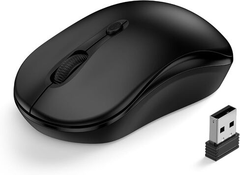 Wireless Mouse for Laptop, 2.4GHz Computer Mouse Office Cordless USB Mice in Kuwait