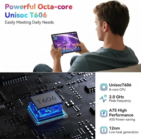 Tablet, Android 16 Tablet with Keyboard, 24GB +256GB/2TB, Gemini Ai 3.5 in Kuwait