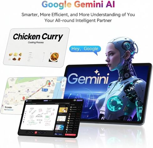 Tablet, Android 16 Tablet with Keyboard, 24GB +256GB/2TB, Gemini Ai 3.5 in Kuwait
