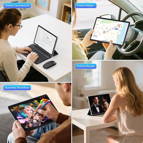 Tablet, Android 16 Tablet with Keyboard, 24GB +256GB/2TB, Gemini Ai 3.5 in Kuwait