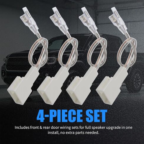 4PCS Car Door Speaker Harness Adapters for Car Speakers Upgrade in Kuwait