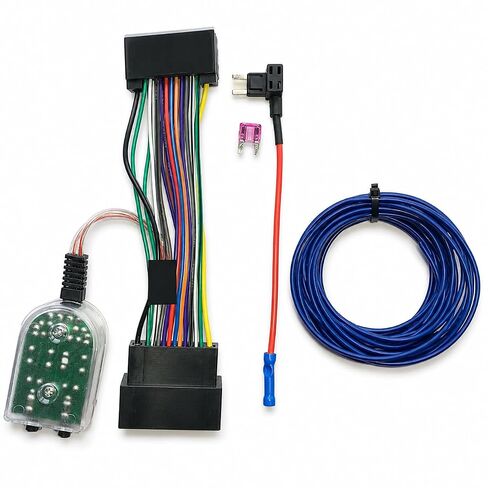 Car Subwoofer Amplifier Converter for Ford F-150 250 350 450 550, Edge/Escape/Explorer/Fiesta/Focus/Mustang, Plug-and-Play High to Low RCA Adapter, No Cutting Car Audio Wire Harness in Kuwait