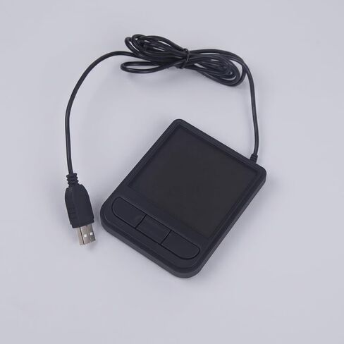 Industrial Touchpad Mouse Panel Mount Mouse Touchpad USB Mouse Wired Mouse with Rectangular Housing and Mounting Ear for Tight Rack Drawers Control in Kuwait