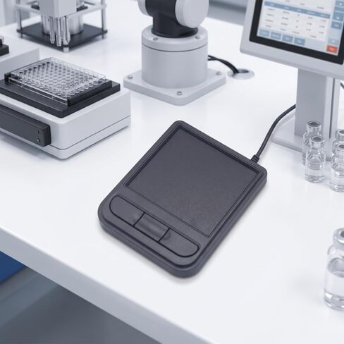 Industrial Touchpad Mouse Panel Mount Mouse Touchpad USB Mouse Wired Mouse with Rectangular Housing and Mounting Ear for Tight Rack Drawers Control in Kuwait