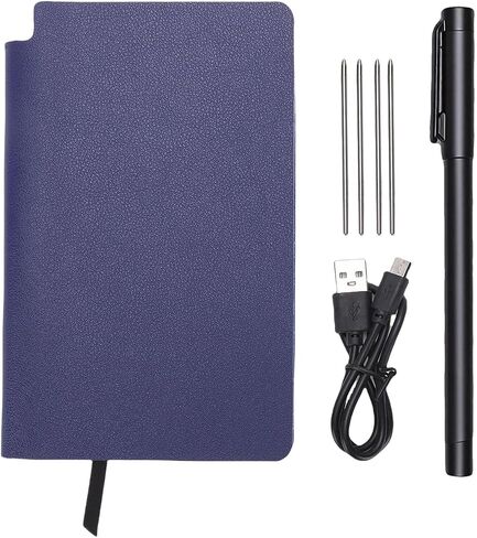 Fabater Smart Writing Set with Pen and Real Time Sync Function for Digital Note Taking on Smartphones A6 Size Blue in Kuwait