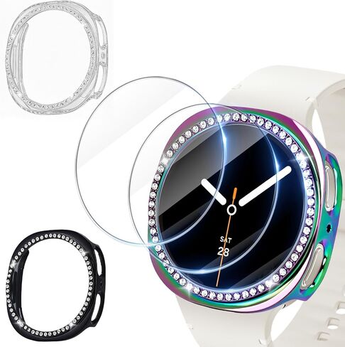 Liuyuxi Case & Screen Protector for Samsung Galaxy Watch 8 (44mm), 3-Pack in Saudi Arabia
