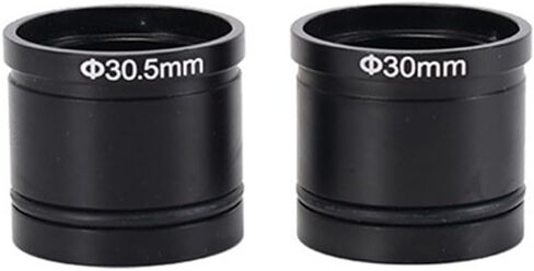 C-Mount Microscope Camera Adapter 30mm/30.5mm for CCD Digital Eyepiece, Metal Lens Interface Compatible with 23.2mm Biological Microscope(30mm) in Kuwait