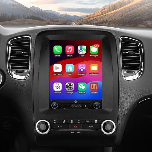 64GB Android14 Car Radio Upgrade for Dodge Durango 2014-2020 10.4 Inch IPS Touch Screen Supports Wireless Carplay/Android Auto,Steering Wheel Control, WiFi, FM 2GB ROM Car Tablet in Kuwait