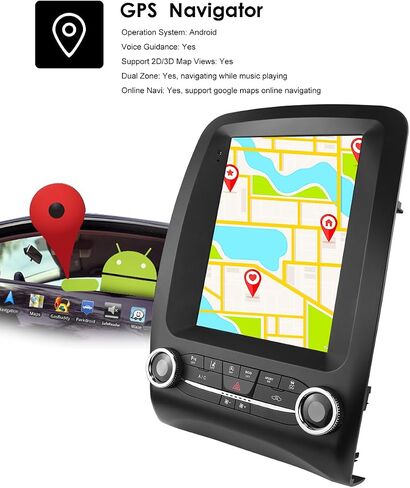 64GB Android14 Car Radio Upgrade for Dodge Durango 2014-2020 10.4 Inch IPS Touch Screen Supports Wireless Carplay/Android Auto,Steering Wheel Control, WiFi, FM 2GB ROM Car Tablet in Kuwait