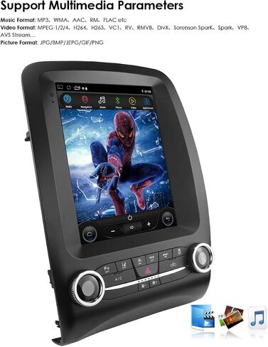 64GB Android14 Car Radio Upgrade for Dodge Durango 2014-2020 10.4 Inch IPS Touch Screen Supports Wireless Carplay/Android Auto,Steering Wheel Control, WiFi, FM 2GB ROM Car Tablet in Kuwait