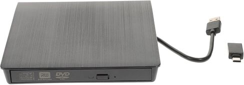 MAGICLULU External Slot Load CD DVD Rw Optical Drive USB 3.0 Burner Recorder Drive with Disc Tray Design and USB Powered Portable Compatible with Laptops and Desktops in Kuwait