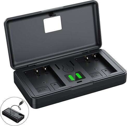 NB-13L Camera Battery Charger for Canon PowerShot, Dual Charger with LED in Kuwait