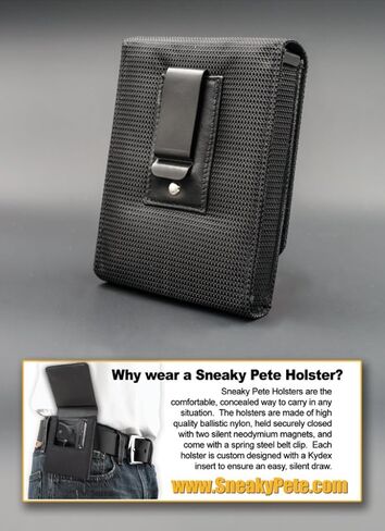 Sneaky Pete Nylon Belt Clip Holster - SMALL | Fits Ruger LCP & LCP2, S&W Bodyguard 380, Sig P238, AMT Backup .380 & More! in Saudi Arabia