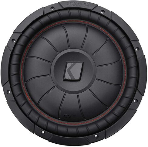 KICKER 43CVT124 COMPVT 800w 12" 4-Ohm SVC Shallow Slim Car Subwoofer Sub CVT12-4 (Renewed) in Kuwait