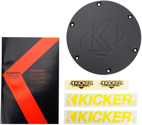 KICKER 43CVT124 COMPVT 800w 12" 4-Ohm SVC Shallow Slim Car Subwoofer Sub CVT12-4 (Renewed) in Kuwait