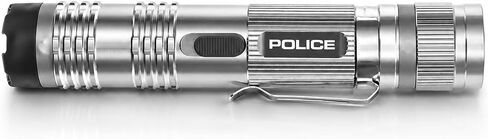 POLICE Stun Gun for Self Defense – M12 Aluminum High Voltage Mini Rechargeable with LED Flashlight, Compact & Heavy Duty – Personal Security for Women & Men – Grey in Kuwait