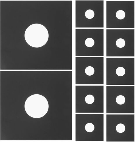 Vinyl Record 12pcs Black Kraft Paper Protective Sleeves in Kuwait