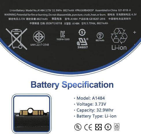 A1484 A1474 Tablet Battery Replacement for iPad Air 1 iPad 5th 7th 8th 9th in Saudi Arabia