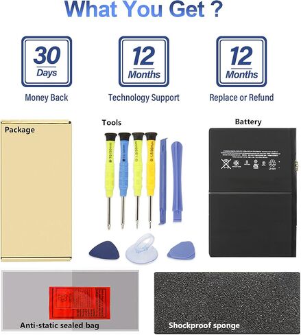 A1484 A1474 Tablet Battery Replacement for iPad Air 1 iPad 5th 7th 8th 9th in Saudi Arabia