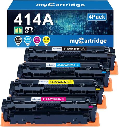414A Toner Cartridges 4 Pack for HP 414A 414X MFP M479fdw M454dw M479 M454 in Kuwait