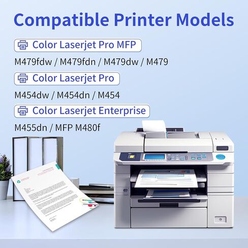 414A Toner Cartridges 4 Pack for HP 414A 414X MFP M479fdw M454dw M479 M454 in Kuwait
