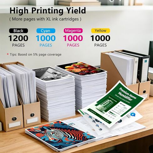 COMBUY 910XL Ink Cartridges Combo Pack Replacement for HP 910XL 910 XL Work for HP 8010, 8012, 8018, 8022, 8020, 8025, 8026, 8028, 8030, 8035 Printer, 4 Pack in Kuwait