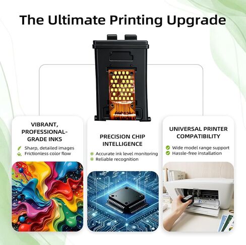 65XL Black Ink Cartridge Replacement for HP 65 XL HP65XL HP65 2 Pack in Kuwait