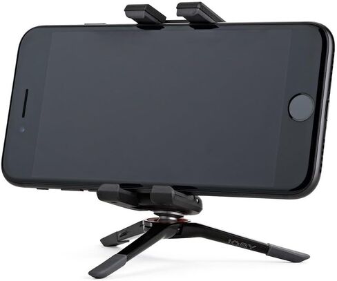 JOBY GripTight ONE Micro Stand, Universal Phone Holder, Small Tripod for Smartphone, Foldable and Portable, Watch FIFA World Cup Football, Black in Kuwait