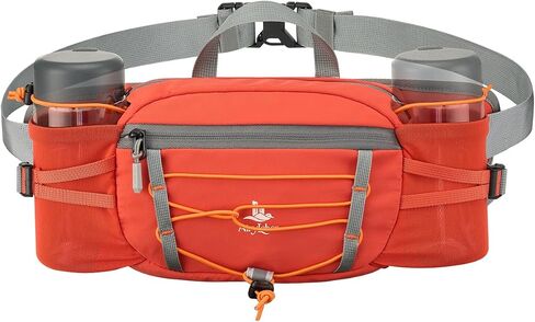 Fanny Pack with 2 Water Bottle Holder for Women Men, Waist Bag in Kuwait