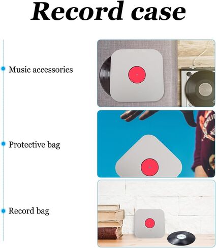 10 Pcs White Paper Inner Sleeve for Vinyl Record Protection 12 Inch in Kuwait
