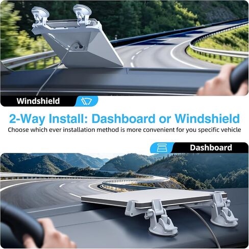 Star-Link Mini Car Mount for Dashboard, for Starlink Mini Suction Cup Mount in Kuwait