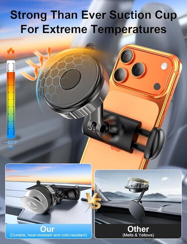 Strong Suction Phone Holders for Your Car, Vacuum Car Phone Holder Mount in Kuwait