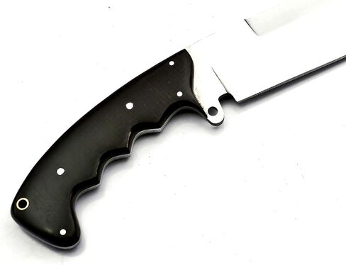 Nooraki 18" Handmade Machete Knife | Full Tang Hunting Knife Made Using Chrome Vanadium Stainless Steel, Camping knife with Micarta Handle and Leather Sheath in Kuwait