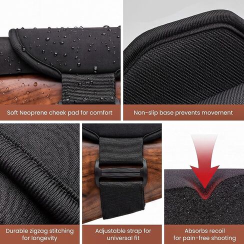 Cheek Rest Pad Set Gun Stocks for Hunting & Shooting in Kuwait