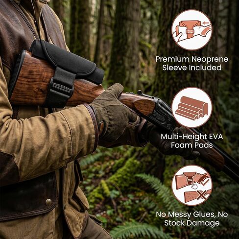 Cheek Rest Pad Set Gun Stocks for Hunting & Shooting in Kuwait