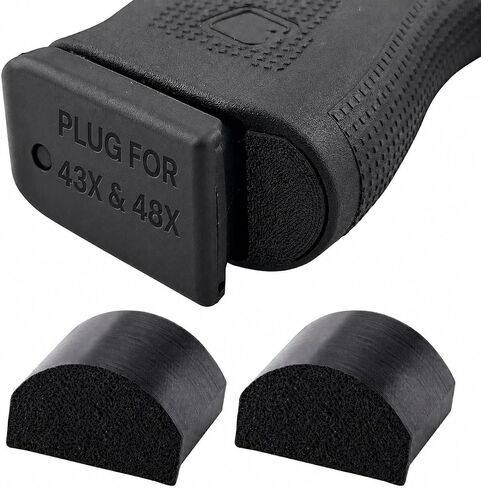 Grip Frame Insert Plug Compatible with Glock 43X & 48X | Rear Grip Cavity Cover Insert | Easy Snap-in Installation | Durable Dust & Water Protection | 2 Pack in Saudi Arabia