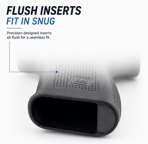 Grip Frame Insert Plug Compatible with Glock 43X & 48X | Rear Grip Cavity Cover Insert | Easy Snap-in Installation | Durable Dust & Water Protection | 2 Pack in Saudi Arabia