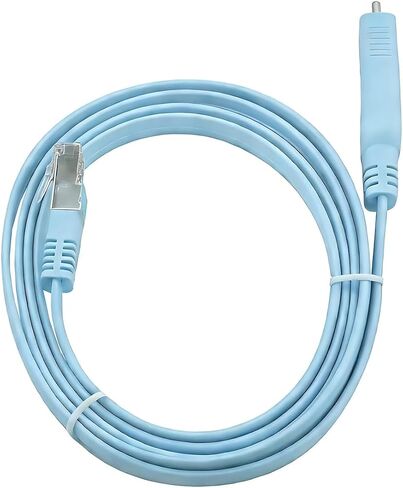 USB Type-C Serial Adapter, Compatible with USB C to RJ45 Console Cable Cisco Router/Juniper, Ubiquiti, Switches, Compatible with Mac, Windows, Linux (Blue) in Kuwait